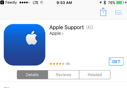 Apple support app