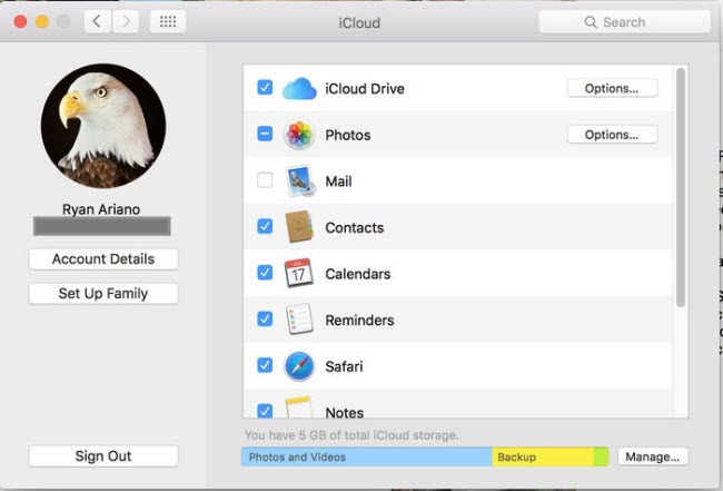 access icloud on mac