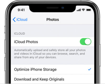 access iCloud photo on iPhone/iPad