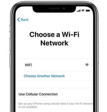 activate iphone with wifi