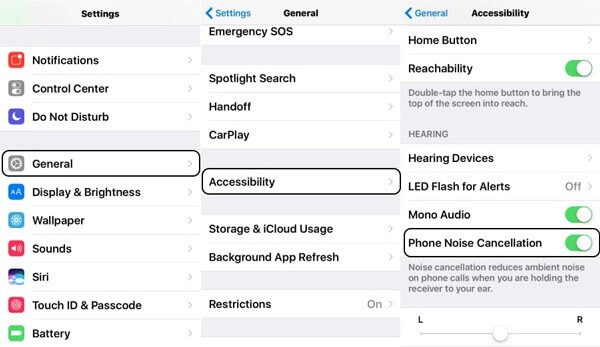 iPhone call volume low