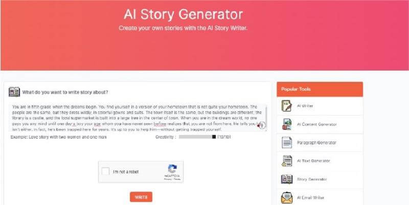 AI story Generator
