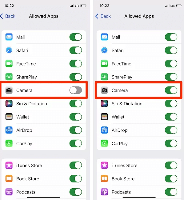 content privacy restrictions on iPhone