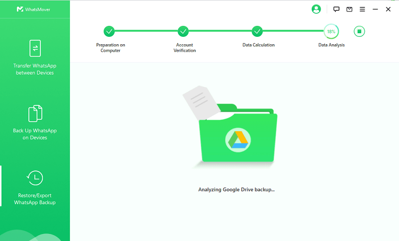 how to download whatsapp backup from google drive to pc