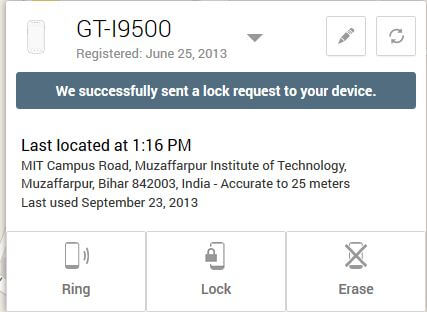 android device manager lock