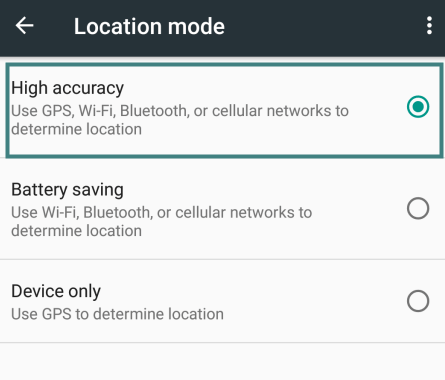 Improve location accuracy