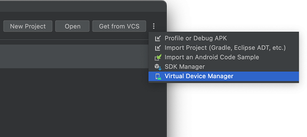 Create Virtual Device on Android Studio