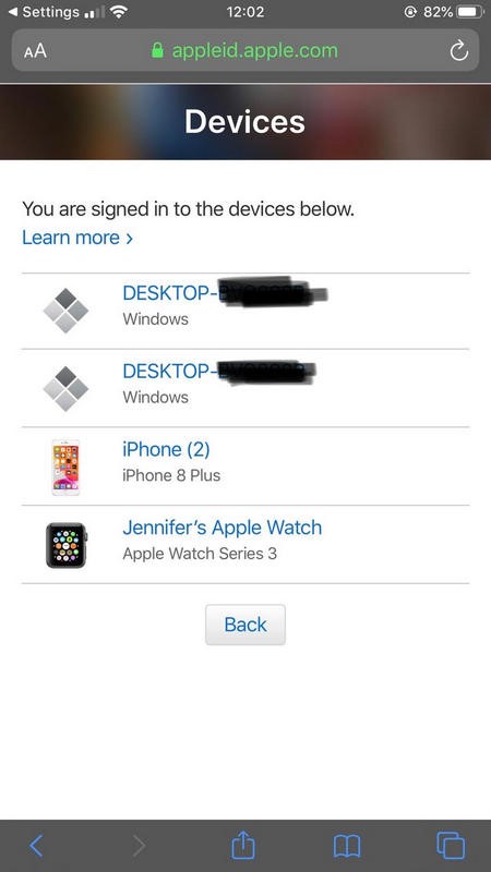 apple devices list
