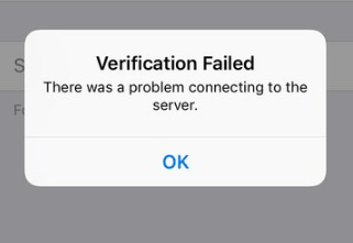 apple id verification failed