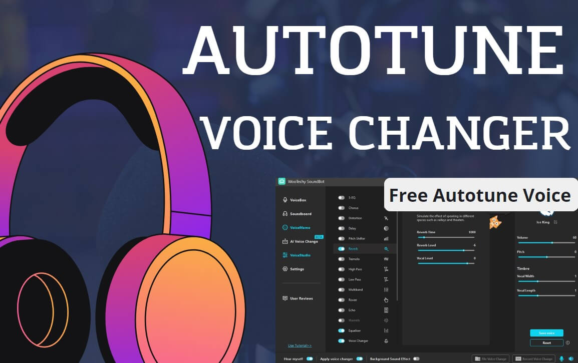 autotune voice change