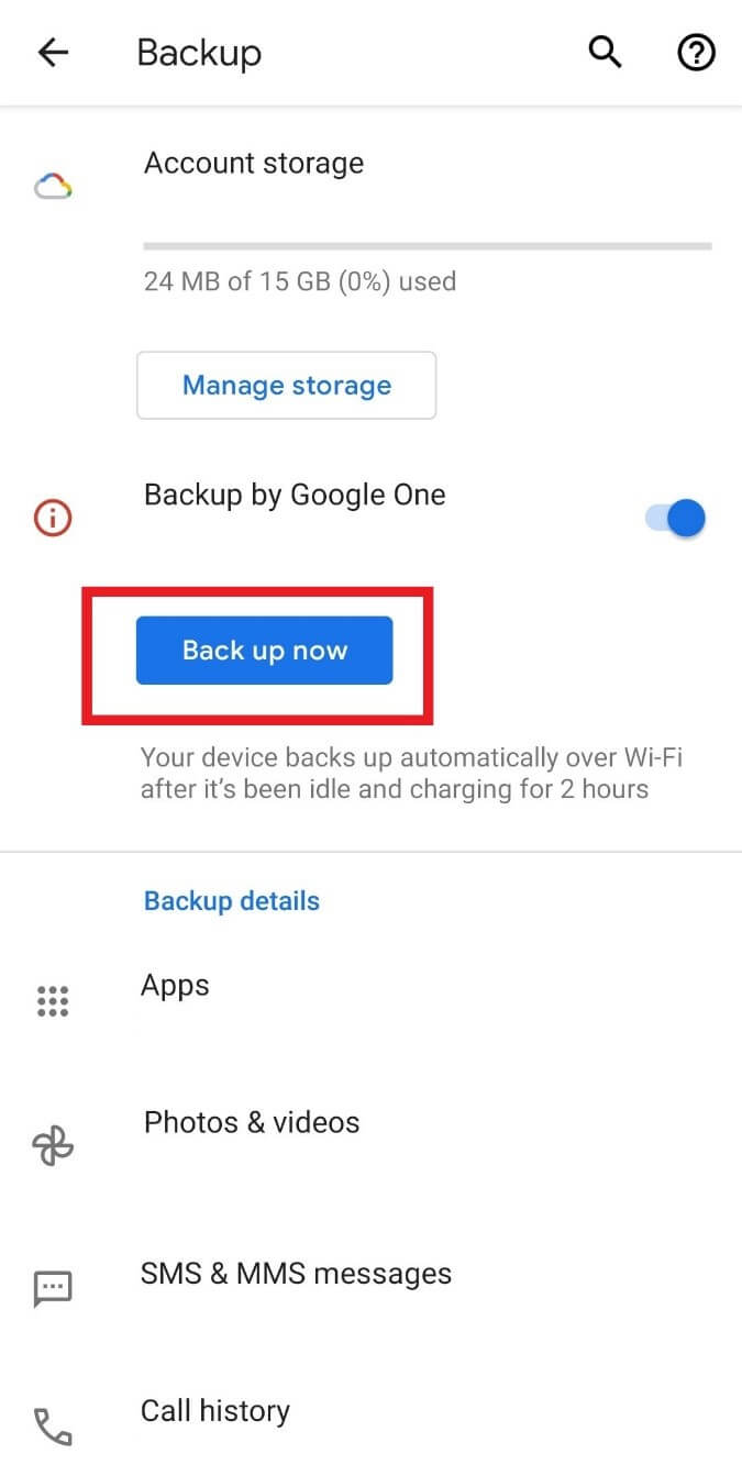 how to back up call recordings to Google Drive