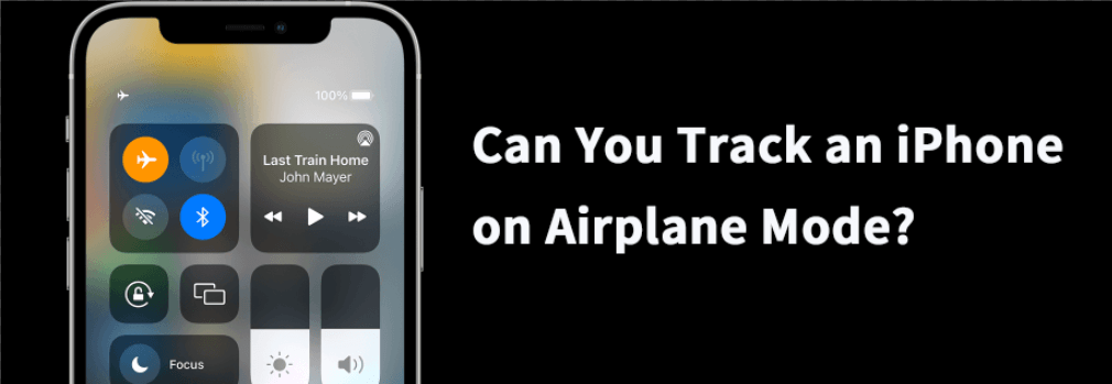 can you track an iphone on airplane mode