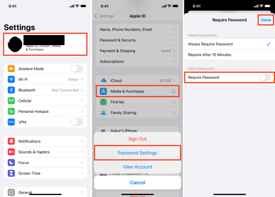 Modifier les réglages de l'App Store 2