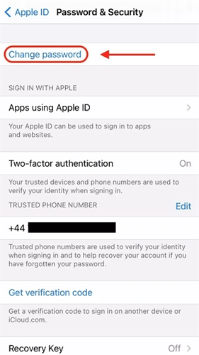 change icloud password with 2fa enabled