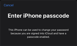 change icloud password with 2fa enabled