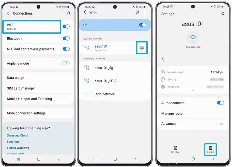 Changing IP Address on Samsung