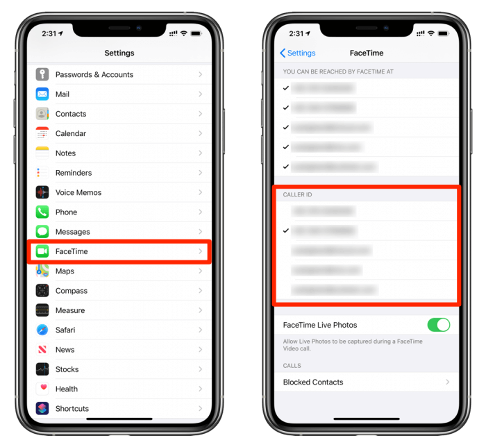 change apple id phone number on imessage or facetime