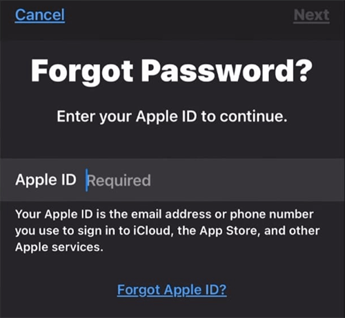 change your icloud password through apple support