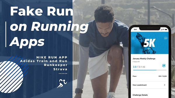 fake a run on Nike Run App