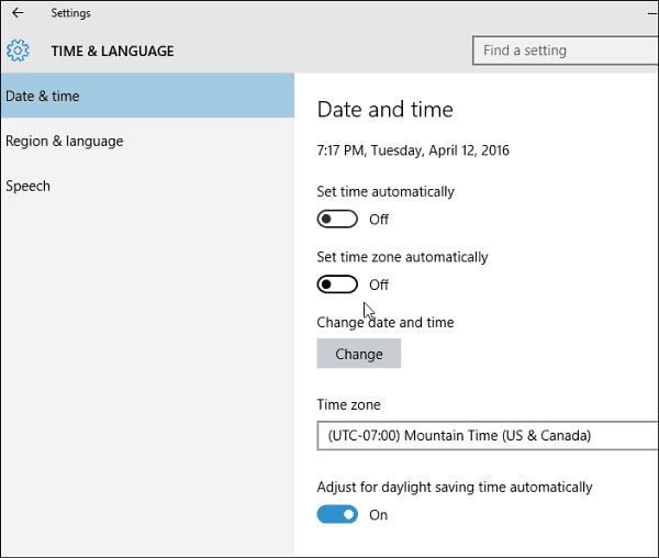 check data and time