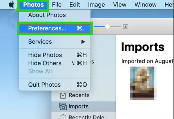 open photos on Mac