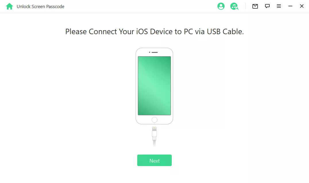 connect device unlock screen passcode