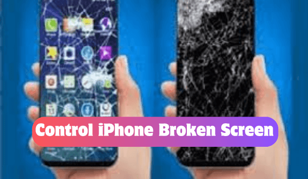 How to control the iPhone's broken screen