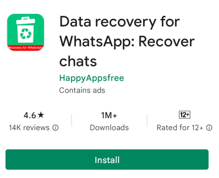 data recovery for whatsapp google play