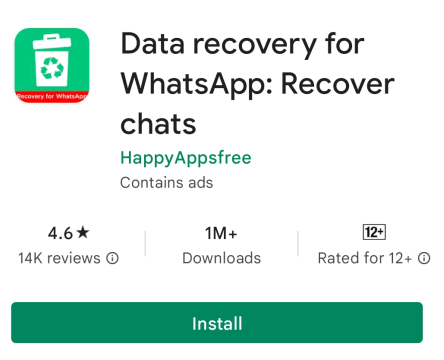 Use Whatsapp Data Recovery Software for Android Free