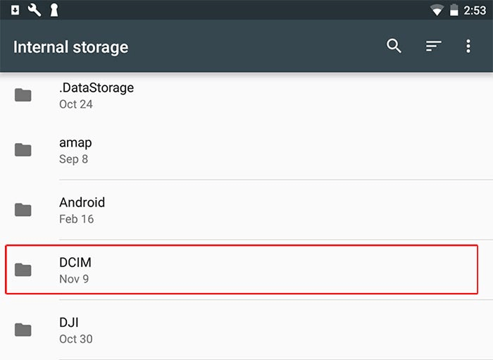 dcim folder android