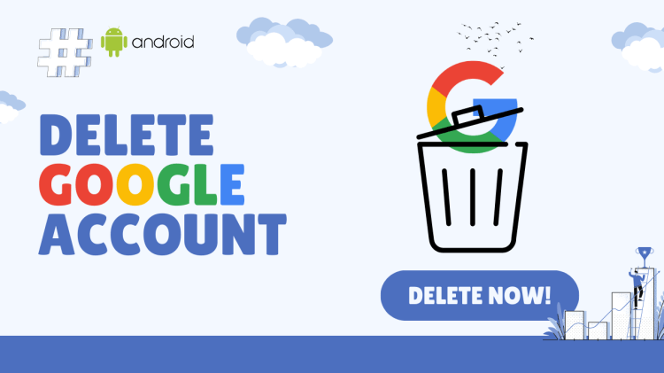 delete google account in android