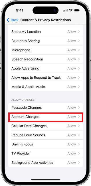 disable screen time to sign out apple id