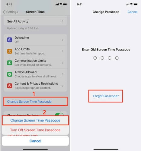 disable screen time to sign out apple id if forgot passcode