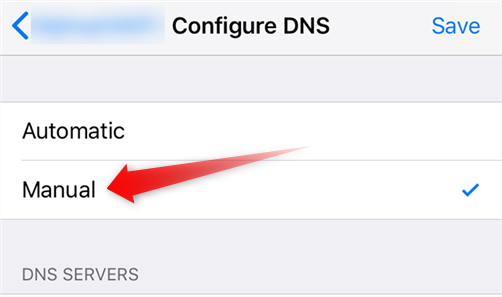 use dns manual to bypass icloud
