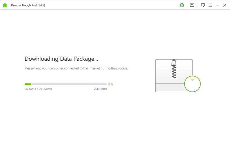 download data package remove google lock