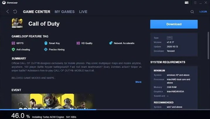 get Call of Duty on PC Using GameLoop