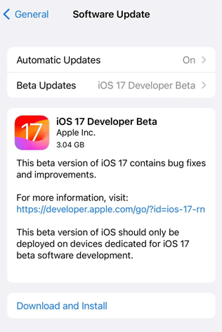download ios developer beta profile 2