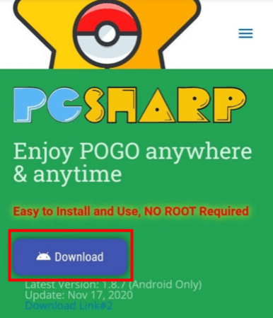 descargar pgsharp en Android