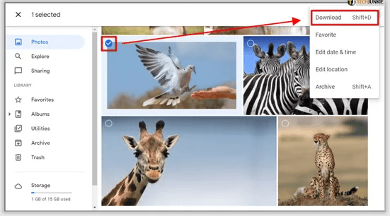 get photos off broken Samsung via Google Photos