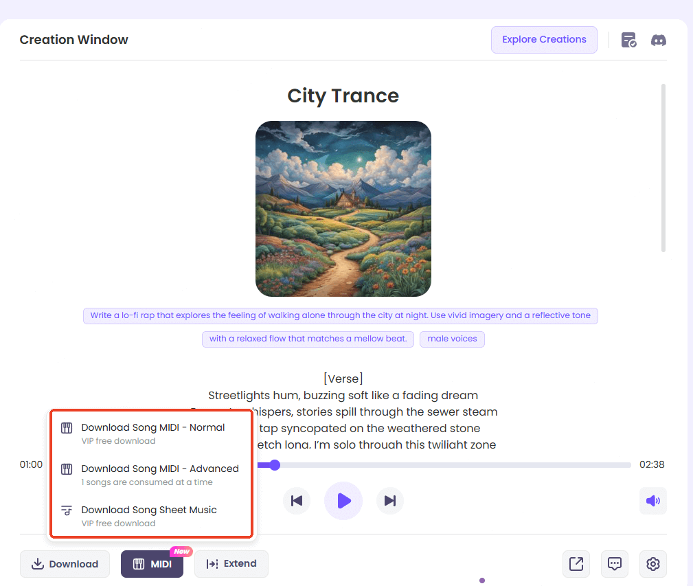 download topmediai music in midi format