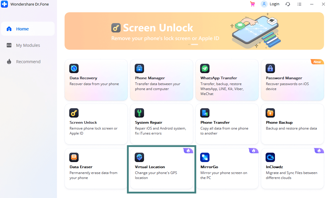 dr fone virtual location for android
