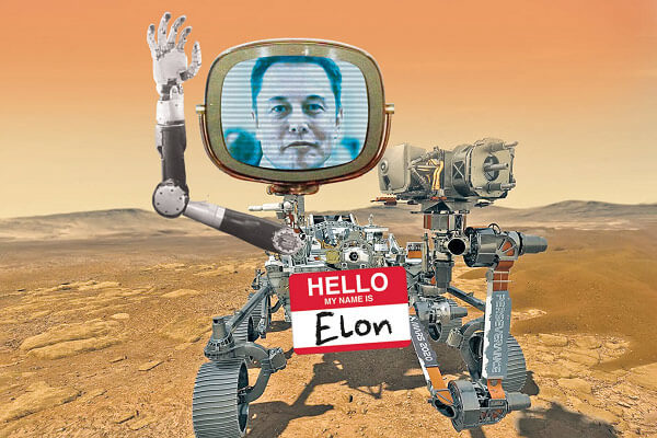 Meme de voz de Elon Musk sobre la colonización de Marte