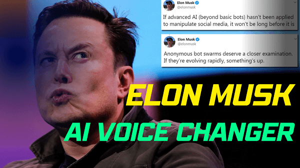 Elon Musk cambiador de voz AI