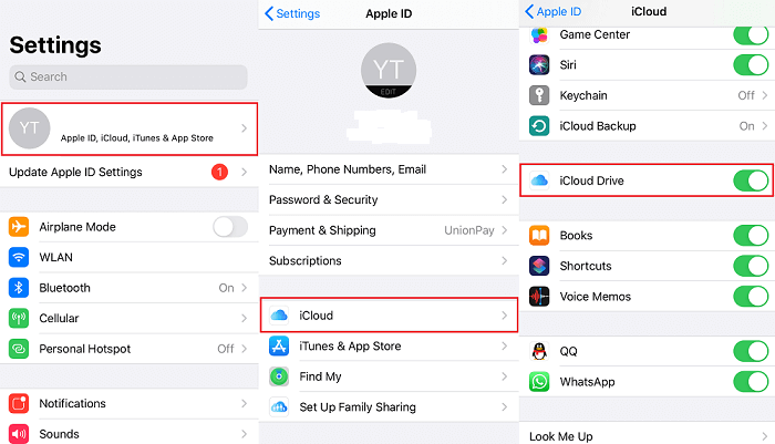 save WhatsApp audio to iCloud