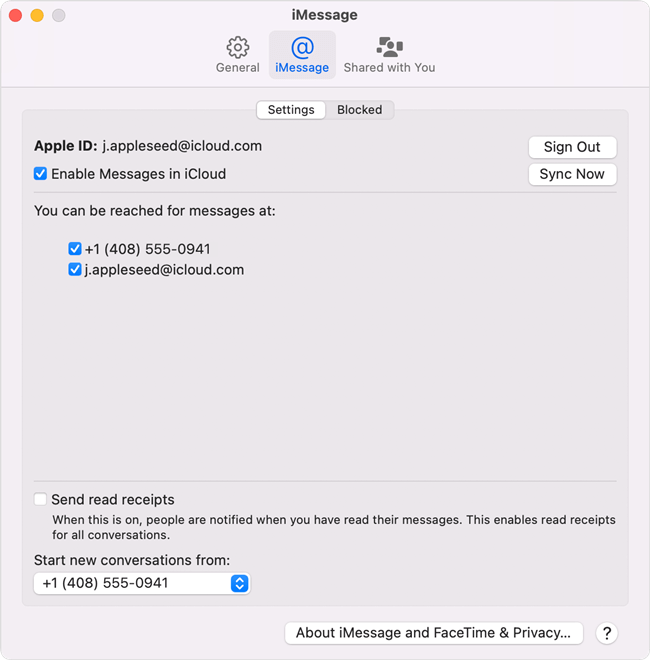 how to view text messages and iMessages on iCloud on Mac