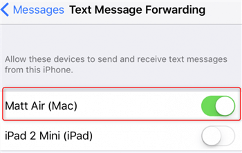 how to view iphone text messages on Mac
