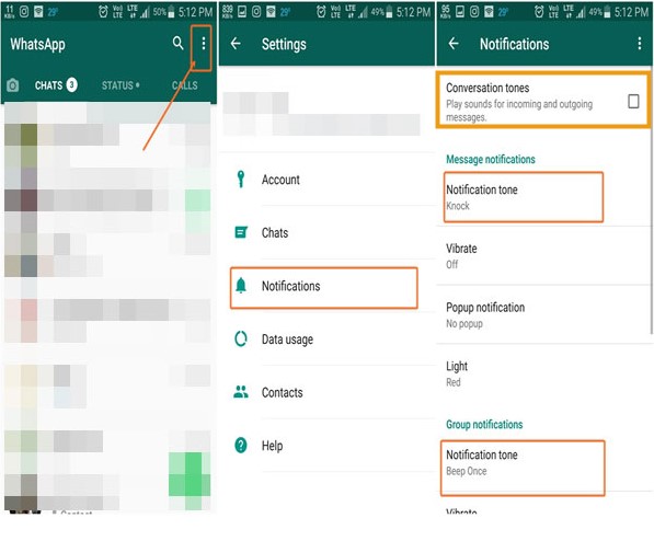 enable whatsapp notification