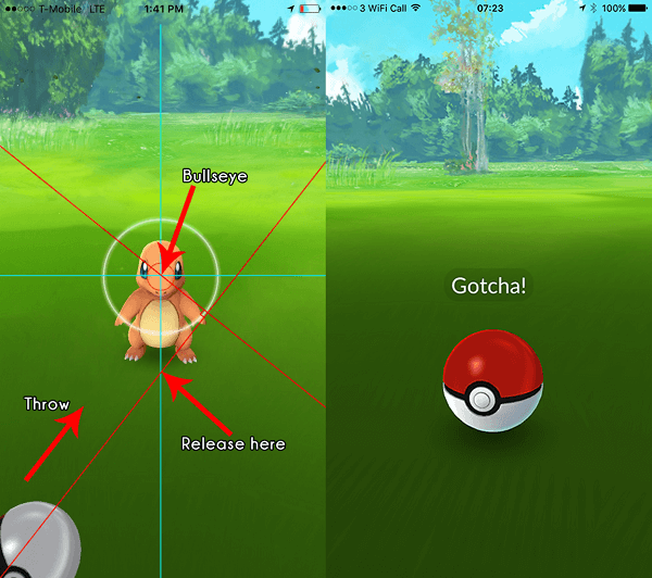 pokemon go excellent throws