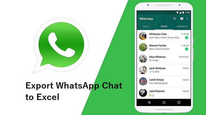 export WhatsApp chat to excel