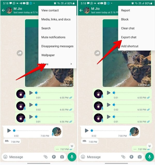 export-whatsapp-on-android